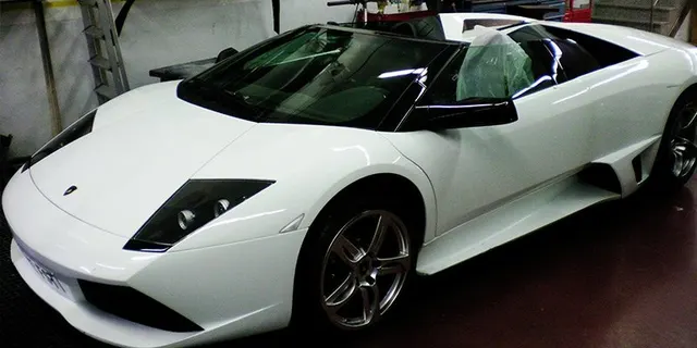 Lamborghini Murciélago Roadster blanco